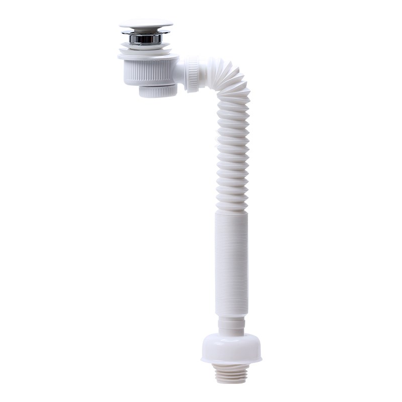 超窄省空间墙地排防臭下水软管陶瓷台面脸盆手池排水管道落水器