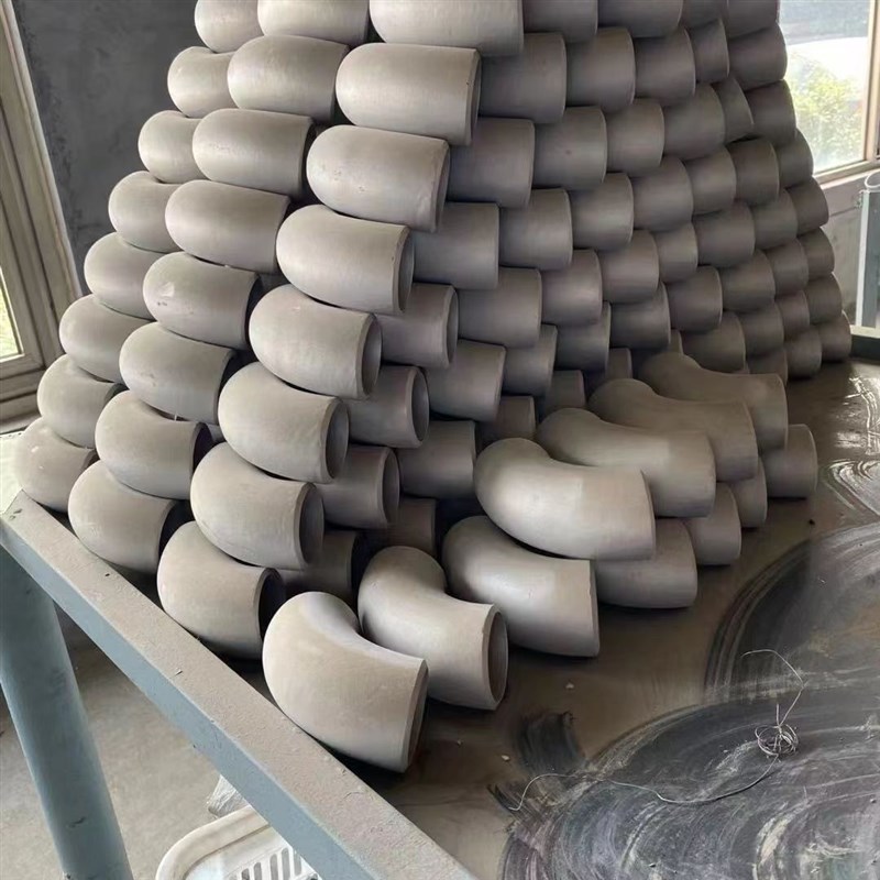 制造100纯铝弯头83铝合金弯头焊接01铝合金法兰弯头管件