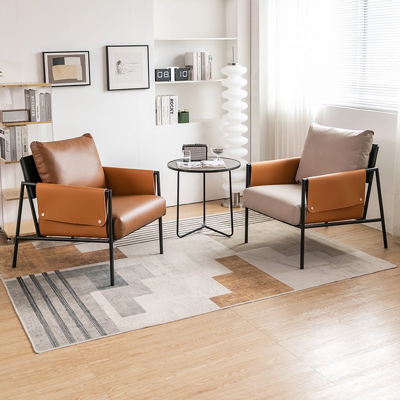 现代商用休息区沙发售楼处酒店会所商务洽谈贵宾室休闲桌椅子