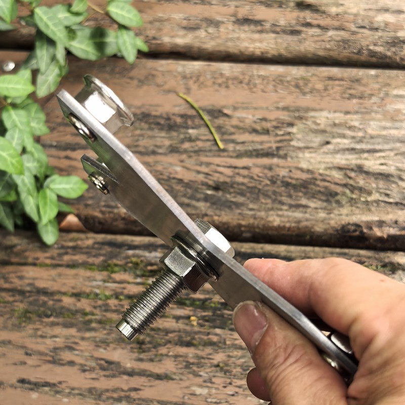 黑坑浮桥伞架 钓场木板伞座卧龙钓鱼伞固定支架筏钓伞安装不锈钢