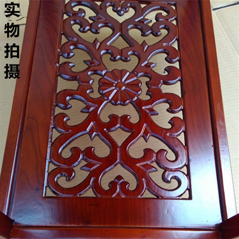 实木质中式置物花架鱼缸架子奇石长方仿古客厅盆景多层条几桌