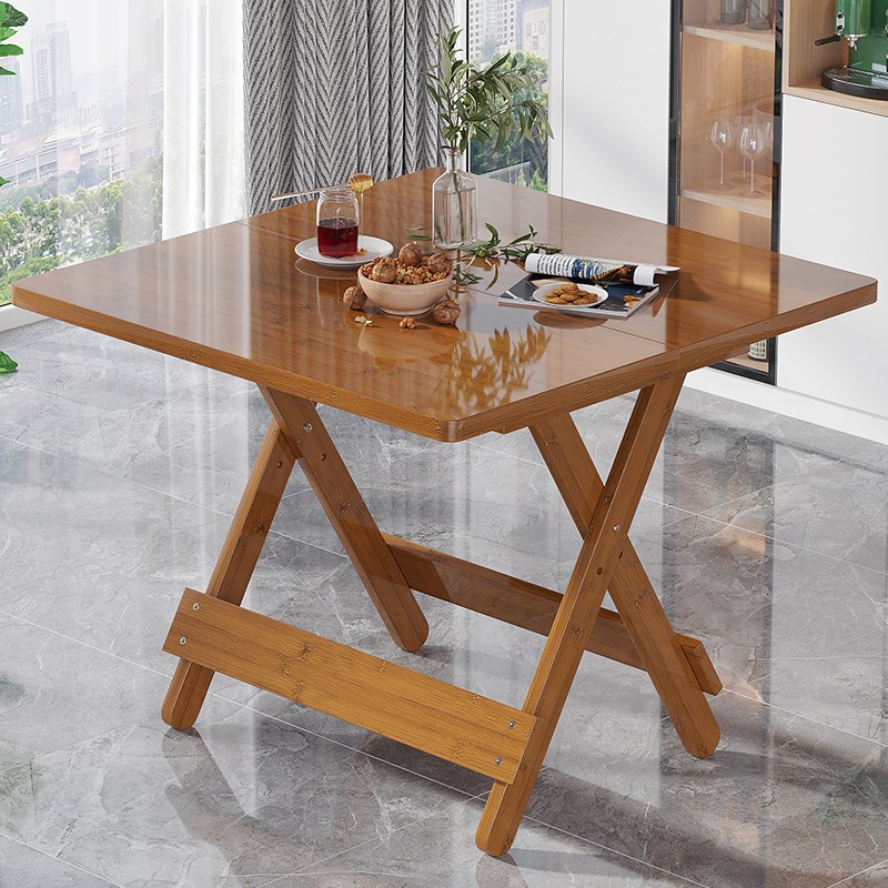 摆摊折叠桌子新款家用餐桌小方桌便携简易吃饭桌子出租房用小户型