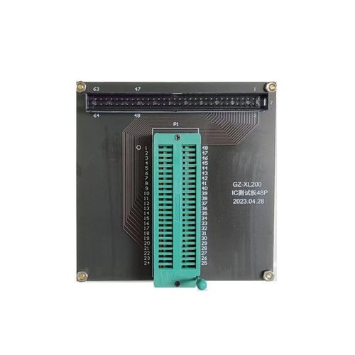 芯片烧录转接JTAG插座IDC60Pin测试座 GZ-XL200IC测试板48P锁紧座