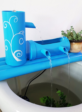 流水摆件鱼缸循环流水器石槽过滤器客厅摆件流水招财水景加湿器