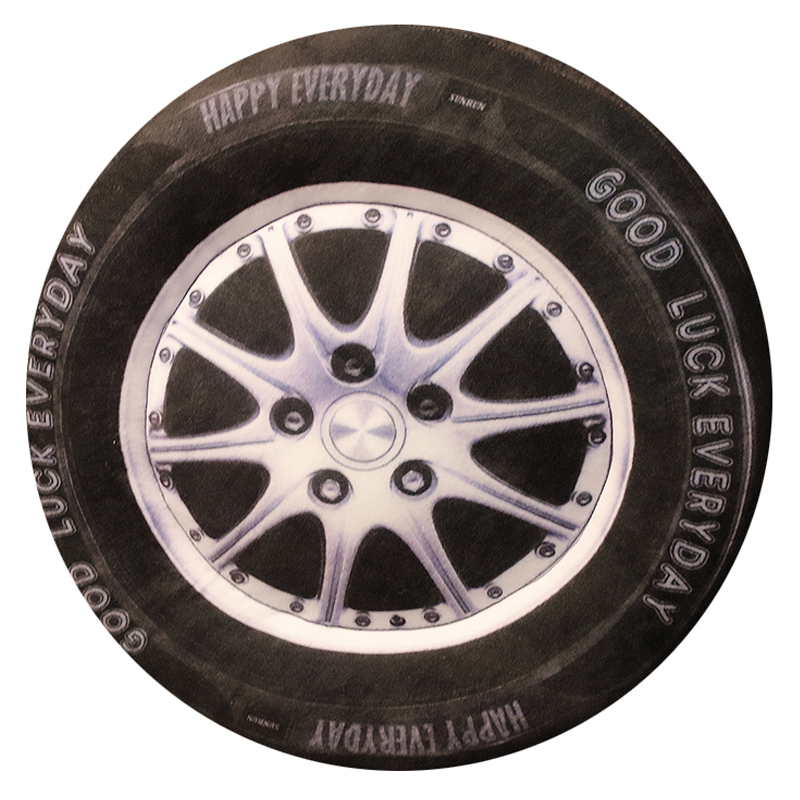 创意汽车轮胎抱枕办公室靠垫沙发客厅靠背垫车载靠枕椅子靠背腰枕