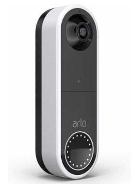 rlo VD2001 智能可视门铃 高清 向音频 内置警报器 白色 新款