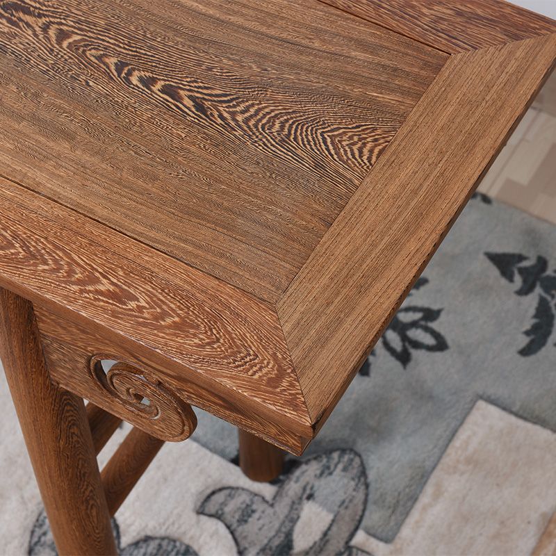 三匠名居红木家具鸡翅木平头案实木中式中堂供桌玄关隔断条案条几