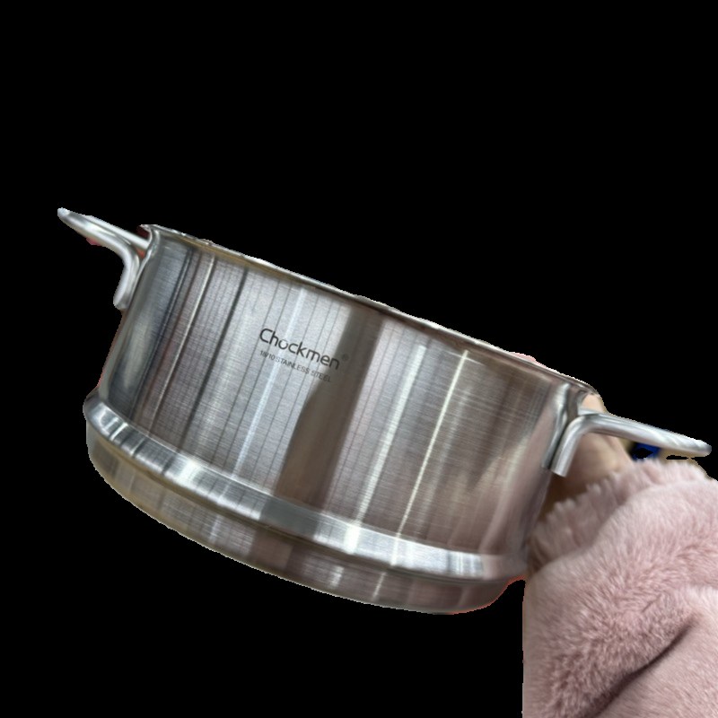 18-10不锈钢耳蒸笼沥水篮辅食奶锅蒸屉家用蒸格可叠加1-20cm