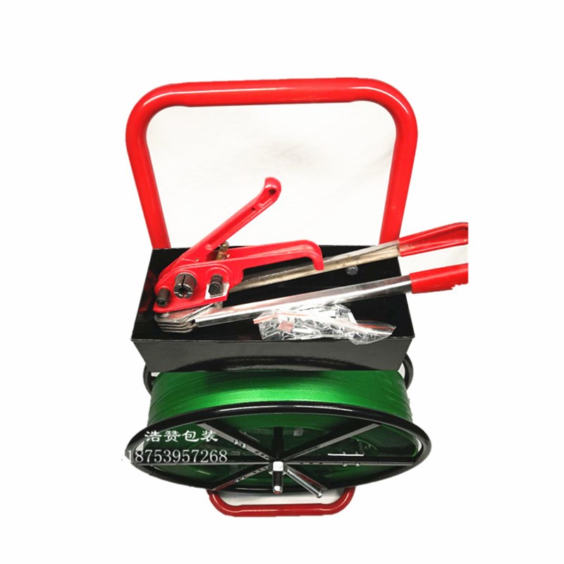 带盘车108塑钢带盘车pp带盘车纤维带盘车打包带通用型小推车支架