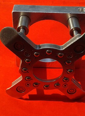 雕刻机主轴电机全自动压板器 浮动压料器直径5mmmm100mm夹具