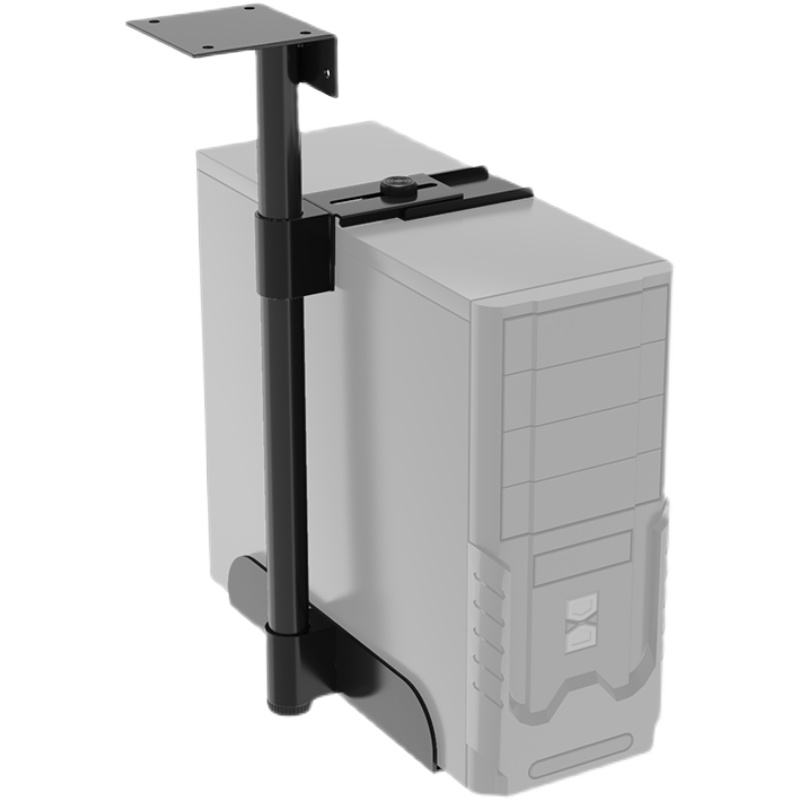 电脑主机架悬挂主机箱支架放置物托架挂墙架桌下固定壁挂支撑吊架