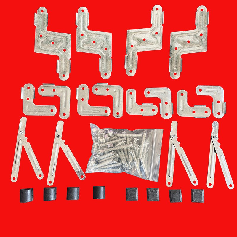 加厚1.5毫米晾衣架配件X型折叠晒衣架固定片镀锌铁材质五金冲压件