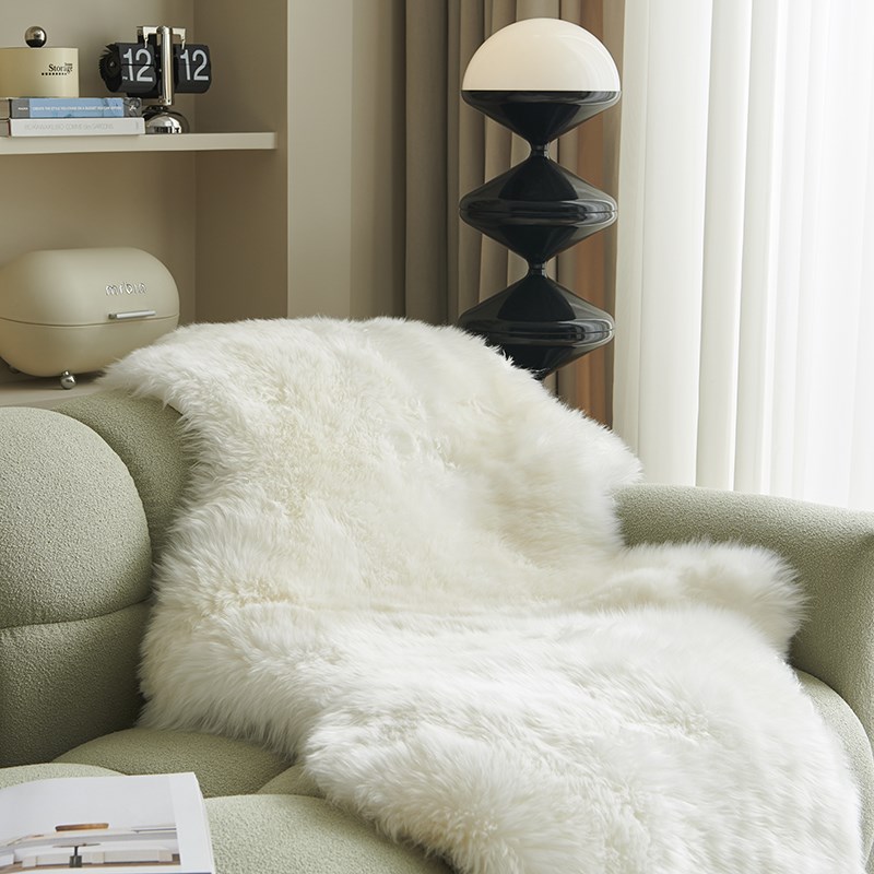桓羊纯羊毛地毯沙发垫卧室飘窗垫阳台垫床边地毯衣帽间毛毛毯椅垫