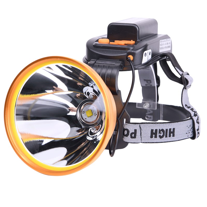 2022LED头灯强光充电超亮四核P900远射疝气P90头戴式夜钓钓鱼矿灯