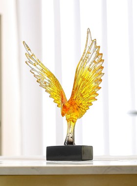 大展宏图老鹰摆件酒柜领导办公室桌面客厅电视柜大鹏展翅高级装饰