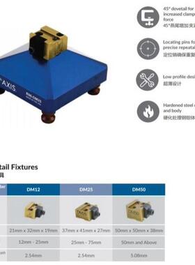 进口5thAXIS燕尾夹具DM12DM25DM50