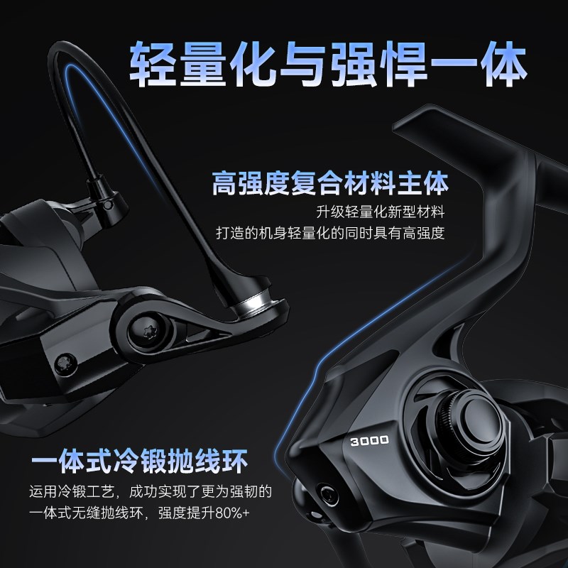 【大漠叔叔】卡斯丁斯巴达3远投纺车轮泛用路亚浅线杯海钓渔线轮