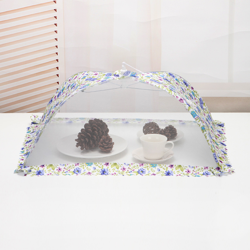 夏季透气罩子菜罩家用可折叠饭菜罩防苍蝇餐桌罩大长方形遮菜盖伞