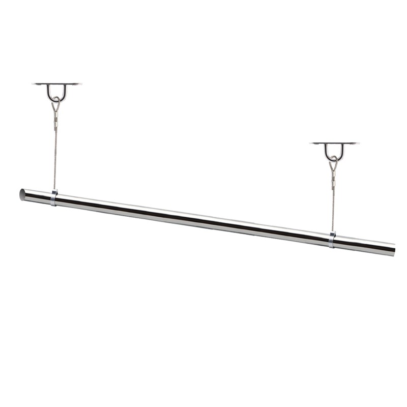 30加厚/32加粗不锈钢固定式晾衣杆阳台晾衣架单杆挂衣杆吊座