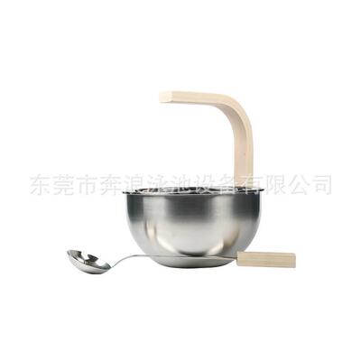 桑拿弯手柄不锈钢桶 4L5L 8L不锈钢桑拿桶 桑拿房汗蒸房用