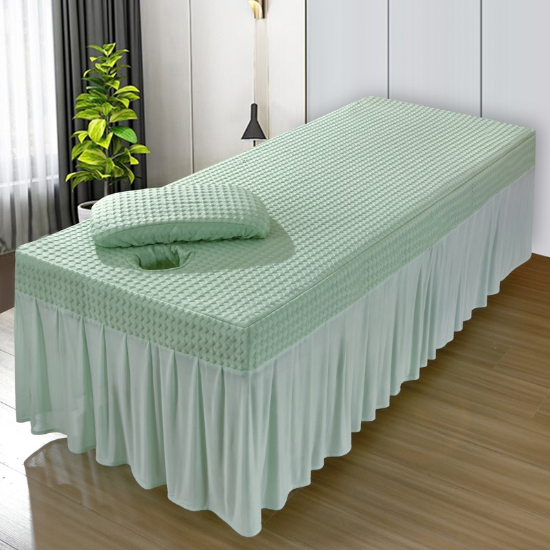 美容床冰丝凉席可折叠水洗 美容院凉感床单床裙 按摩床席空调席夏