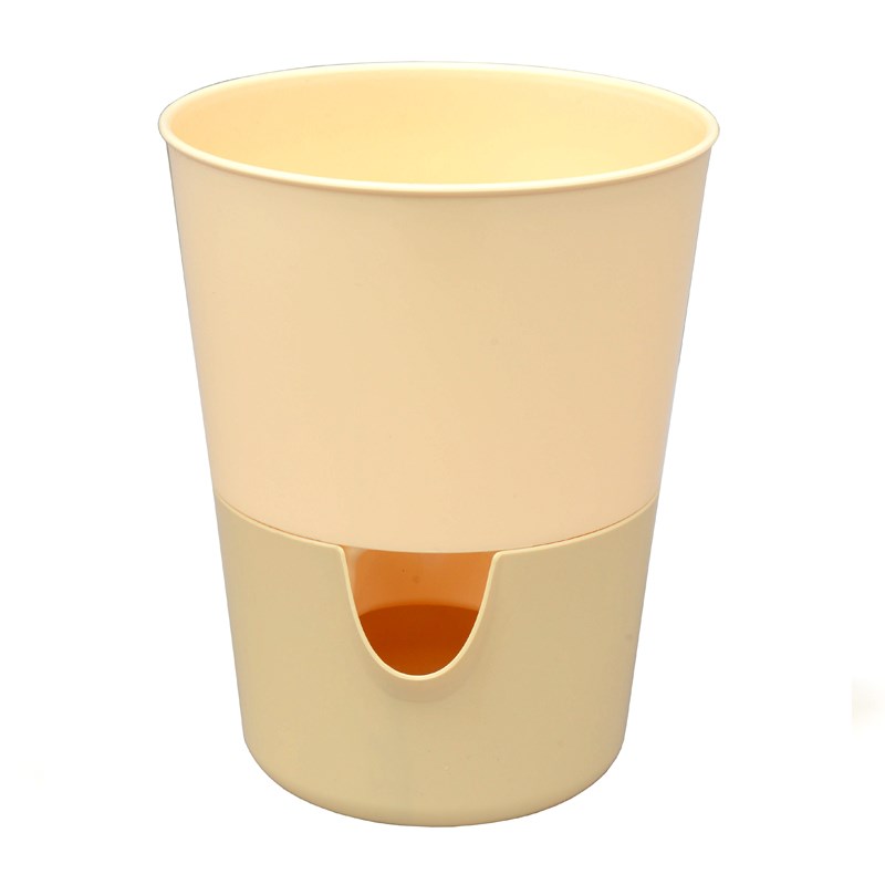 捷克Plsti自吸水懒人花盆桌面台面小型盆栽绿植盆家用花器