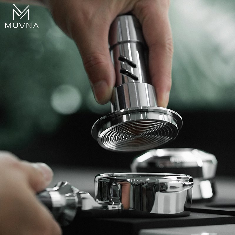MUVN慕威纳 意式咖啡布粉器可调节恒压铿锵冲击压粉器58mm压粉锤