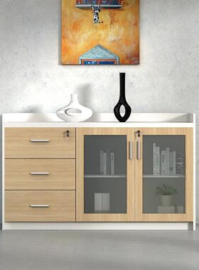 件活动柜移动柜办公柜矮带45590柜文锁三抽桌屉储物柜下小柜子茶水柜