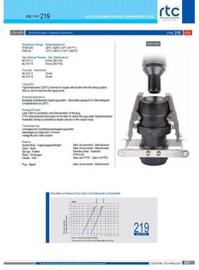 RTC219润RTC9快速接头RT2倍1系列替StauCbli