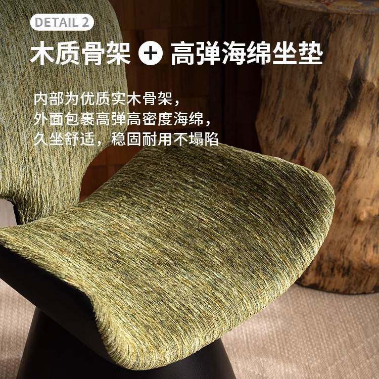 梳妆凳卧室化妆椅复古法式餐桌椅家用化妆凳美甲凳子靠背梳妆椅