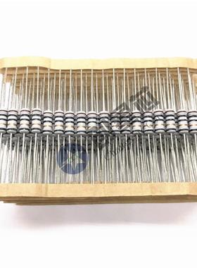 插件绕线保险电阻%KNP0.5WNUF1/2丝W556R62R68R75R82R