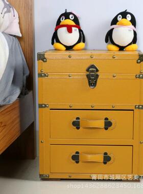 欧式现小型卧室整客厅装头柜储物柜床床边柜82465子简约家代具