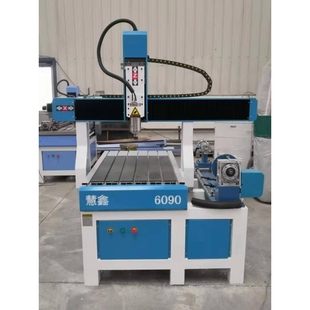 雕刻机慧鑫新款重型铸铁金属6090小型CNC铝板精雕机数控