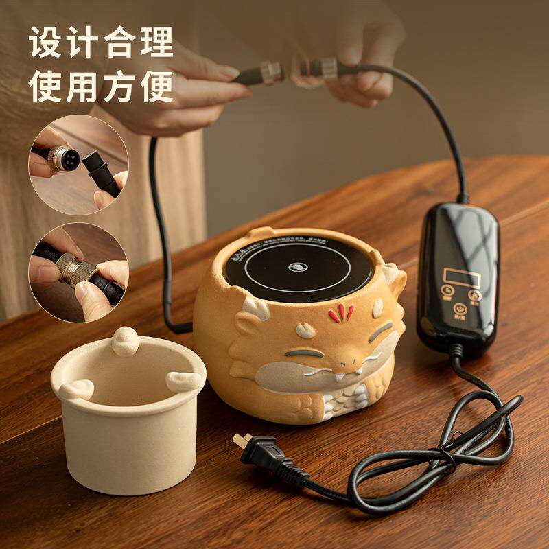 围煮茶小龙碳炉家用炉炭小火炉日式干烧提梁CL202410壶可炉电陶炉