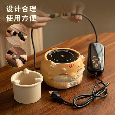 围煮茶小龙碳炉家用炉炭小火炉日式干烧提梁CL202410壶可炉电陶炉