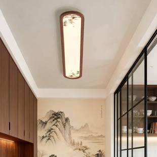 QINYAO瑶新中式清宋氏美学灯具长见描述条过道中走国风G玄关廊吸