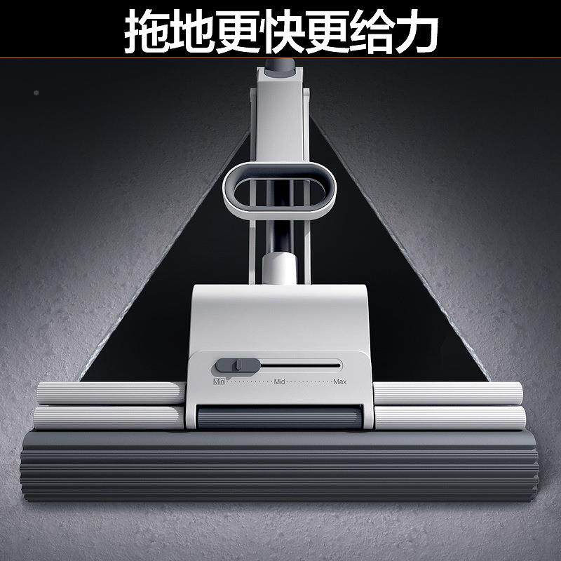 025新款吸水海绵734免手拖洗一棉拖懒人家2用胶式拖把头地拖布净