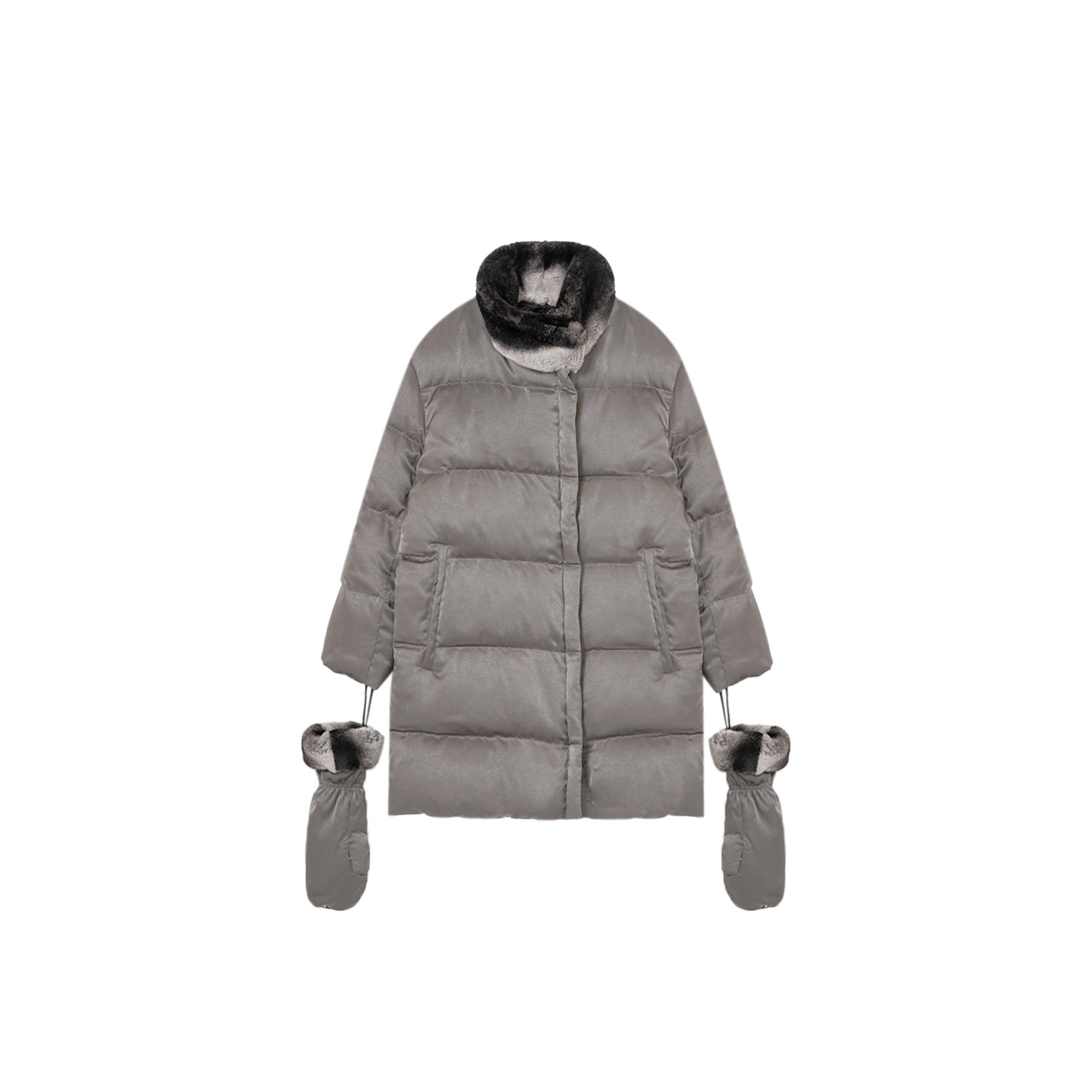 【汤曼妮粉丝专享】GLOSILK面料獭兔毛90鹅绒羽绒服54C033303,女装/女士精品,羽绒服,淘宝优惠券,粉丝福利购,淘宝优惠卷