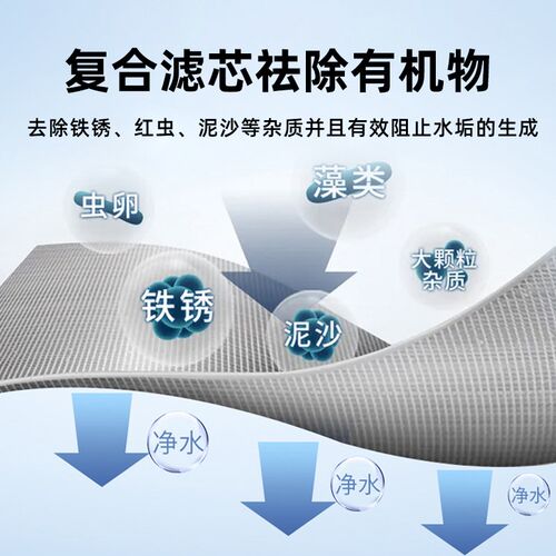 汇斯顿10寸ppc复合阻垢滤芯前置大胖通用家用自来水过滤净水配件