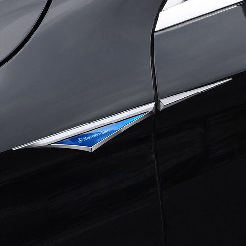 叶子板侧标C级E级GLC C200 E300L C260GLB车身车标装饰改装贴