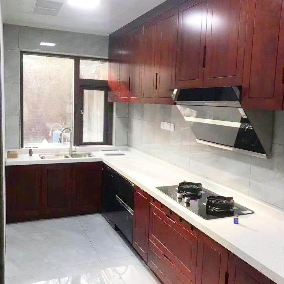 KAV定制原木成人潮通顶衣柜沙比利室主卧开放卧型中新防式整体衣