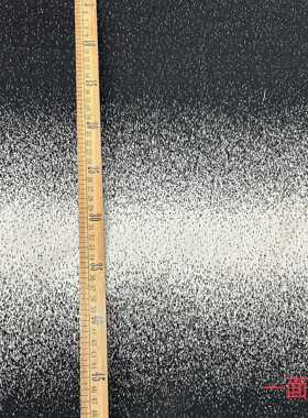 黑QGQ白渐变面渐双面黑白渐变布样布板房黑料白抱枕床尾巾黑白变