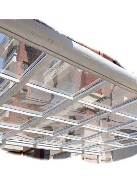 阳光玻房铝合金别墅遮台CJO顶阳棚隔热钢化璃房顶户外封阳抗台风