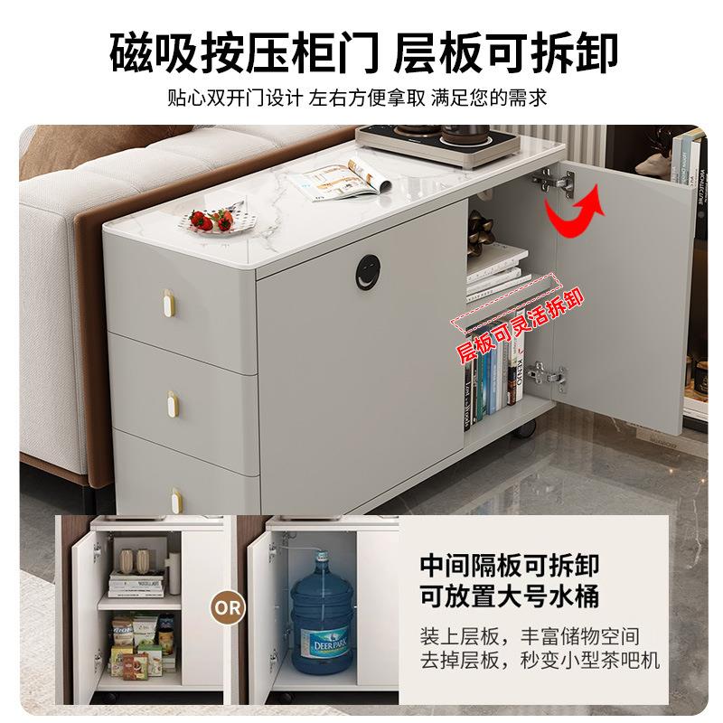 动沙发00000边几边柜边收纳柜家用移茶边桌柜客厅简约现代茶几储