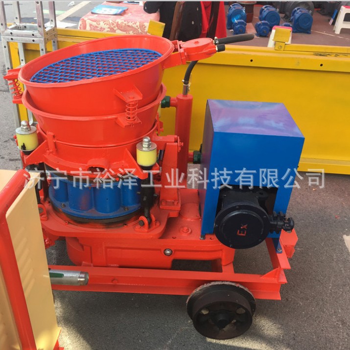 喷浆机混凝土喷射机水泥喷涂机护坡干喷机矿用防爆砂浆机pz-7