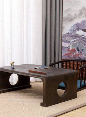 实木榻榻米约几飘窗桌中式国学几桌简阳台茶小茶炕上矮桌EHO炕桌