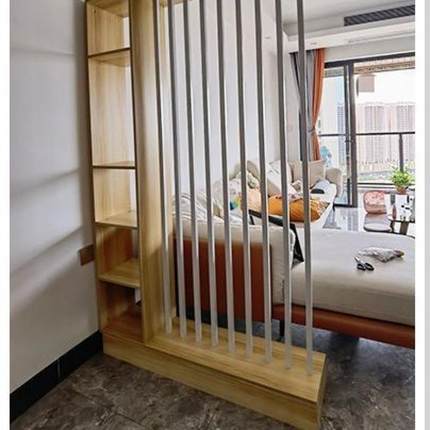 屏风隔断客厅遮挡户门关柜简易客置物架厨入房玄厅VSE餐厅隔断柜