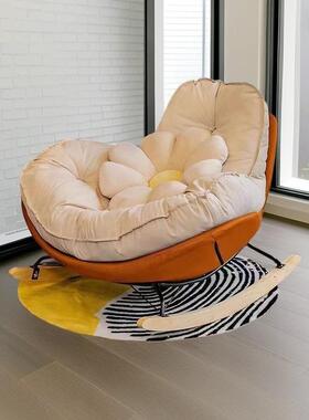 2024新款摇摇椅椅代小卧躺室客厅人网红现简约懒77905人沙发可躺单可睡