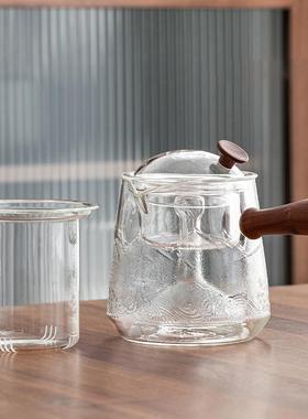 耐高温玻14979璃蒸陶煮茶壶可电炉加热洱茶煮茶器过滤家用养黑生普壶