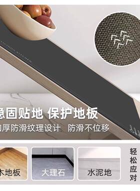 硅脚藻泥厨房地防滑防油吸水垫口可擦免洗垫门耐脏垫防水满铺NNQ